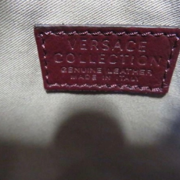Rare Versace Vintage oxblood bag with tags - Picture 8 of 8